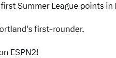 牌面NBA官方发推晒图庆祝杨瀚森得到夏联首分