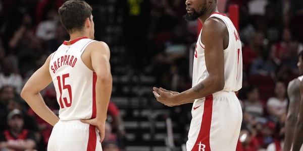 杜兰特：我之前常跟谢泼德说 别打得那么快 他现在节奏把控进步大